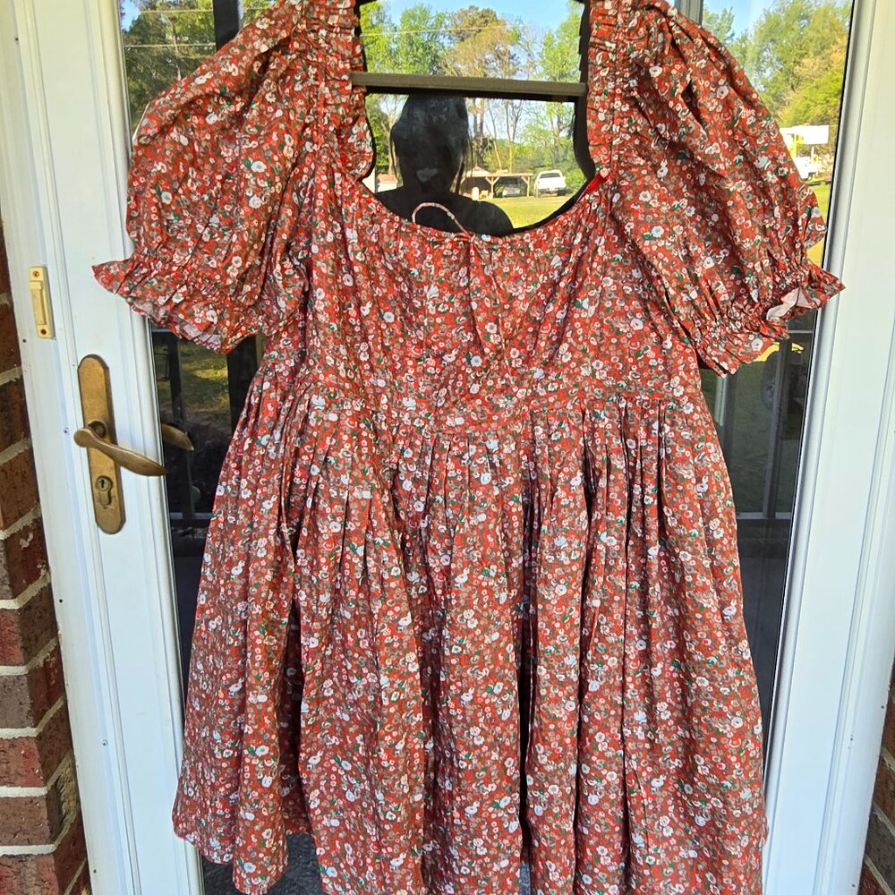 The crimson beach day dress